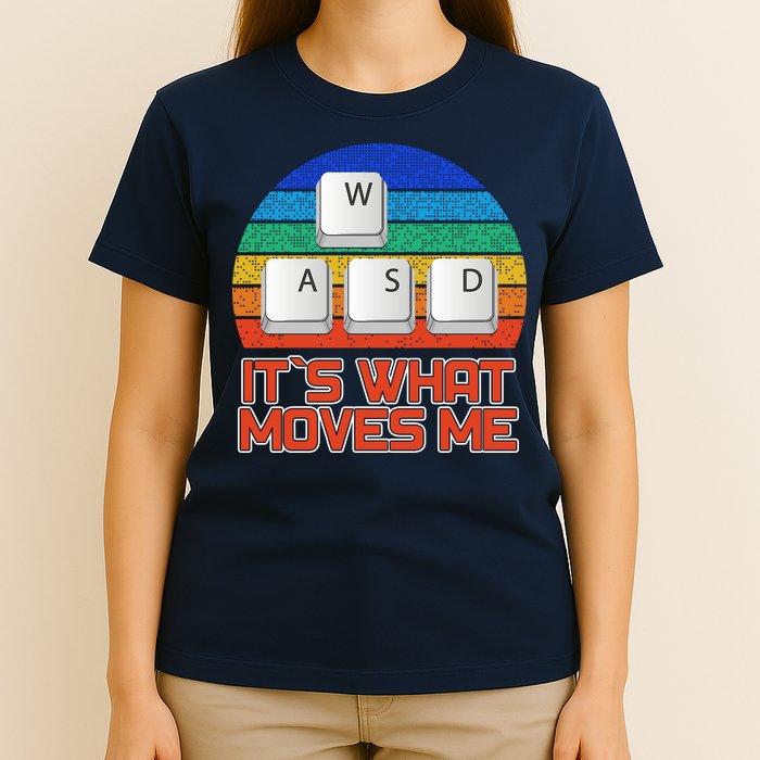 W A S D It's What Moves Me Gamer T-Shirt