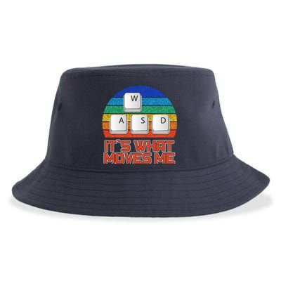 W A S D It's What Moves Me Gamer Sustainable Bucket Hat