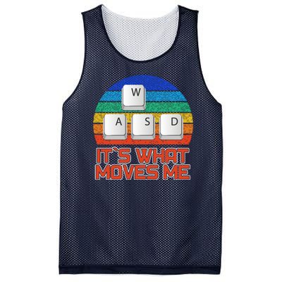 W A S D It's What Moves Me Gamer Mesh Reversible Basketball Jersey Tank