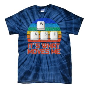 W A S D It's What Moves Me Gamer Tie-Dye T-Shirt