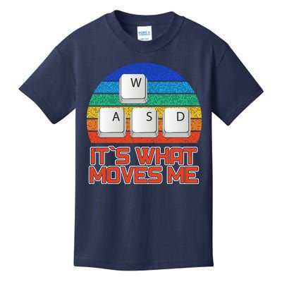 W A S D It's What Moves Me Gamer Kids T-Shirt