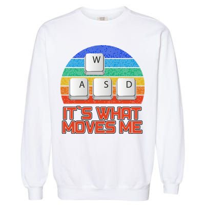 W A S D It's What Moves Me Gamer Garment-Dyed Sweatshirt