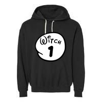 Witch 1 2 3 4 5 Custom Personalize Halloween Garment-Dyed Fleece Hoodie