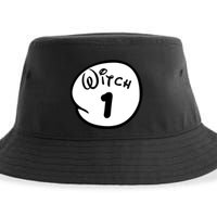 Witch 1 2 3 4 5 Custom Personalize Halloween Sustainable Bucket Hat