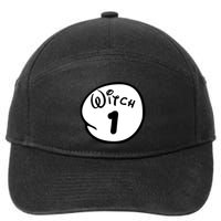 Witch 1 2 3 4 5 Custom Personalize Halloween 7-Panel Snapback Hat