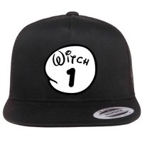 Witch 1 2 3 4 5 Custom Personalize Halloween Flatbill Hat