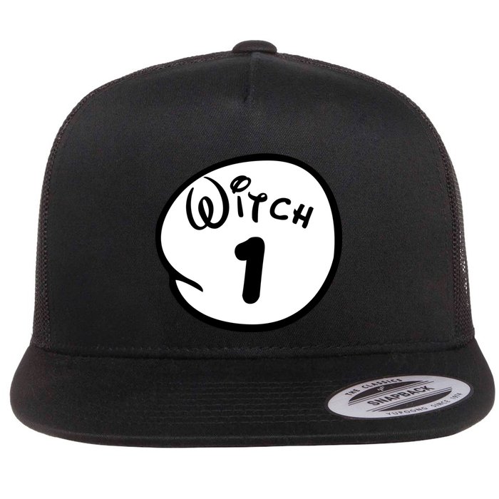 Witch 1 2 3 4 5 Custom Personalize Halloween Flatbill Hat