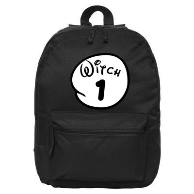 Witch 1 2 3 4 5 Custom Personalize Halloween 16 in Basic Backpack