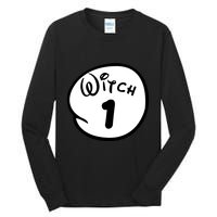 Witch 1 2 3 4 5 Custom Personalize Halloween Tall Long Sleeve T-Shirt