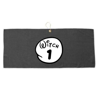 Witch 1 2 3 4 5 Custom Personalize Halloween Large Microfiber Waffle Golf Towel