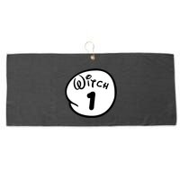 Witch 1 2 3 4 5 Custom Personalize Halloween Large Microfiber Waffle Golf Towel