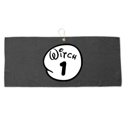 Witch 1 2 3 4 5 Custom Personalize Halloween Large Microfiber Waffle Golf Towel