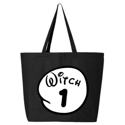 Witch 1 2 3 4 5 Custom Personalize Halloween 25L Jumbo Tote