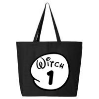 Witch 1 2 3 4 5 Custom Personalize Halloween 25L Jumbo Tote