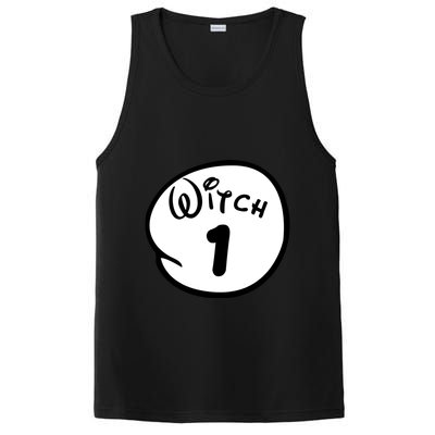 Witch 1 2 3 4 5 Custom Personalize Halloween PosiCharge Competitor Tank