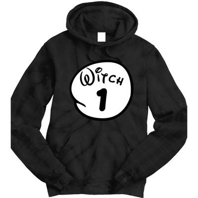 Witch 1 2 3 4 5 Custom Personalize Halloween Tie Dye Hoodie