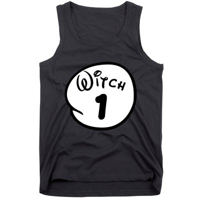 Witch 1 2 3 4 5 Custom Personalize Halloween Tank Top