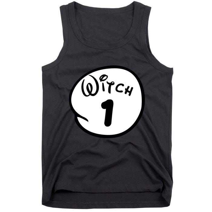 Witch 1 2 3 4 5 Custom Personalize Halloween Tank Top