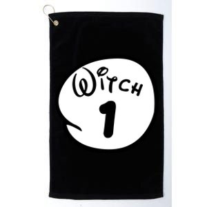 Witch 1 2 3 4 5 Custom Personalize Halloween Platinum Collection Golf Towel