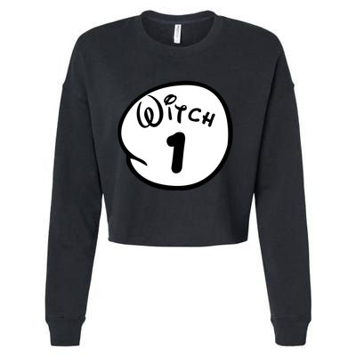 Witch 1 2 3 4 5 Custom Personalize Halloween Cropped Pullover Crew