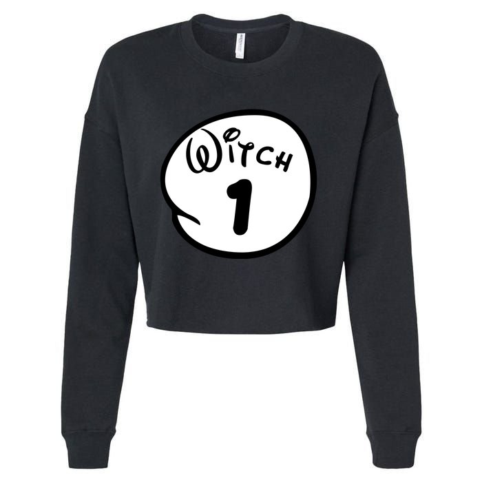 Witch 1 2 3 4 5 Custom Personalize Halloween Cropped Pullover Crew