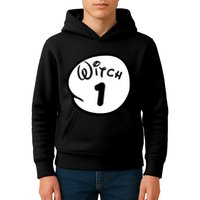 Witch 1 2 3 4 5 Custom Personalize Halloween Kids Hoodie