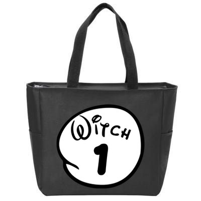 Witch 1 2 3 4 5 Custom Personalize Halloween Zip Tote Bag