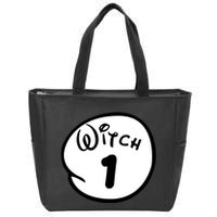 Witch 1 2 3 4 5 Custom Personalize Halloween Zip Tote Bag