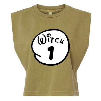 Witch 1 2 3 4 5 Custom Personalize Halloween Garment-Dyed Women's Muscle Tee