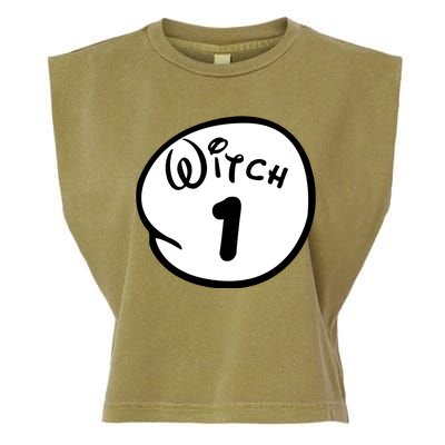 Witch 1 2 3 4 5 Custom Personalize Halloween Garment-Dyed Women's Muscle Tee