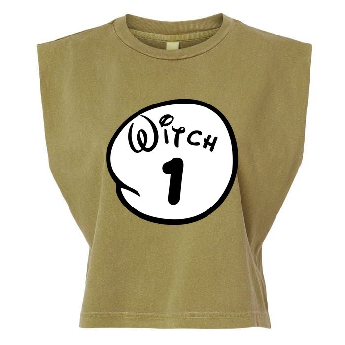 Witch 1 2 3 4 5 Custom Personalize Halloween Garment-Dyed Women's Muscle Tee