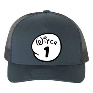 Witch 1 2 3 4 5 Custom Personalize Halloween Yupoong Adult 5-Panel Trucker Hat