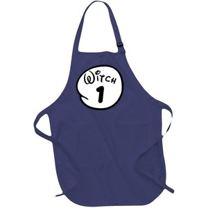 Witch 1 2 3 4 5 Custom Personalize Halloween Full-Length Apron With Pockets