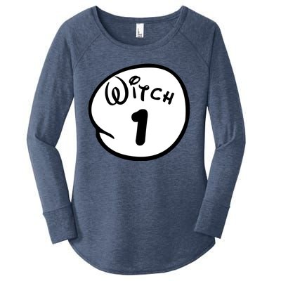 Witch 1 2 3 4 5 Custom Personalize Halloween Women's Perfect Tri Tunic Long Sleeve Shirt