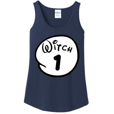 Witch 1 2 3 4 5 Custom Personalize Halloween Ladies Essential Tank