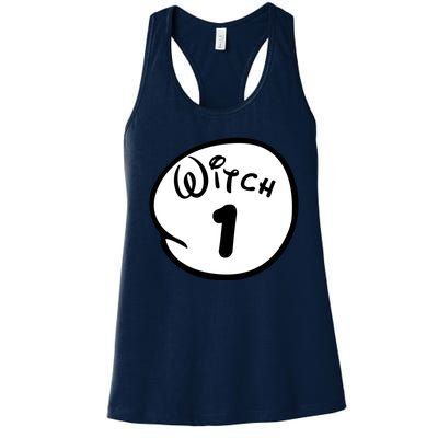 Witch 1 2 3 4 5 Custom Personalize Halloween Women's Racerback Tank