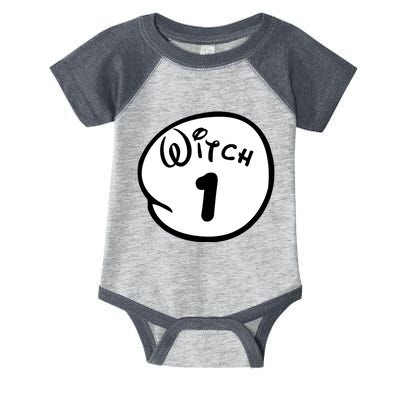 Witch 1 2 3 4 5 Custom Personalize Halloween Infant Baby Jersey Bodysuit