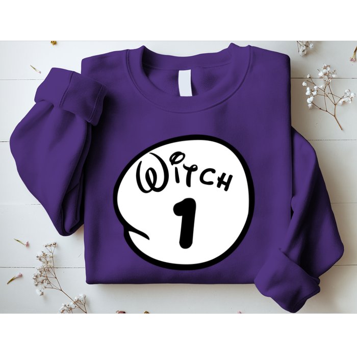 Witch 1 2 3 4 5 Custom Personalize Halloween Sweatshirt