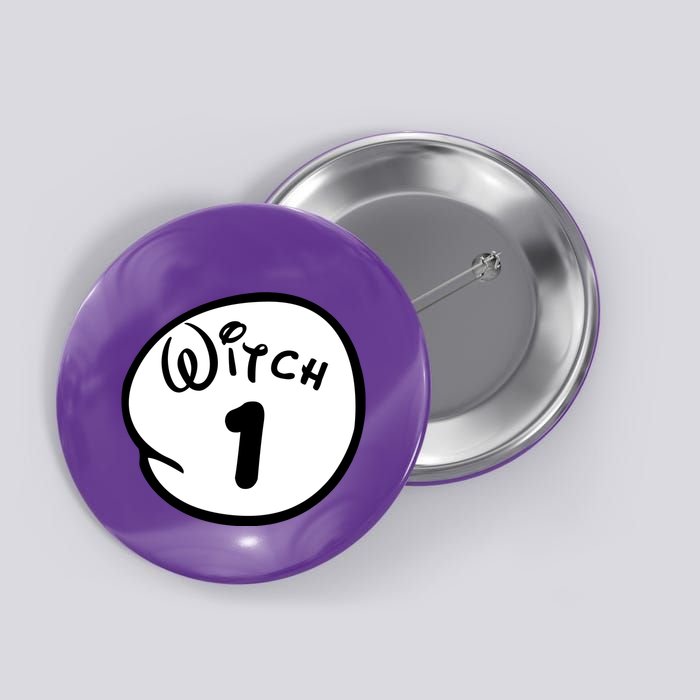 Witch 1 2 3 4 5 Custom Personalize Halloween Button