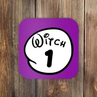 Witch 1 2 3 4 5 Custom Personalize Halloween Coaster