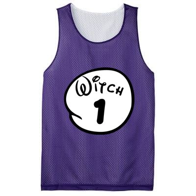 Witch 1 2 3 4 5 Custom Personalize Halloween Mesh Reversible Basketball Jersey Tank
