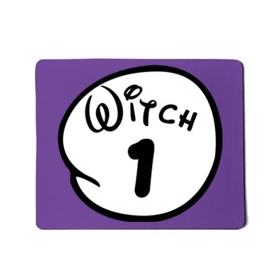 Witch 1 2 3 4 5 Custom Personalize Halloween Mousepad