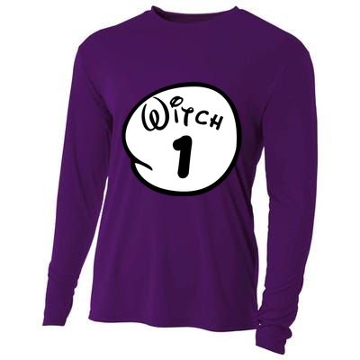 Witch 1 2 3 4 5 Custom Personalize Halloween Cooling Performance Long Sleeve Crew