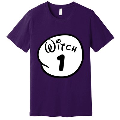 Witch 1 2 3 4 5 Custom Personalize Halloween Premium T-Shirt