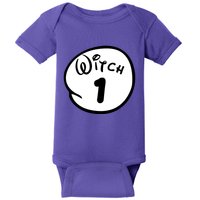 Witch 1 2 3 4 5 Custom Personalize Halloween Baby Bodysuit