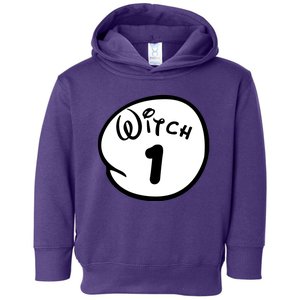 Witch 1 2 3 4 5 Custom Personalize Halloween Toddler Hoodie