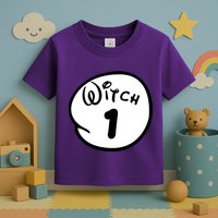 Witch 1 2 3 4 5 Custom Personalize Halloween Toddler T-Shirt