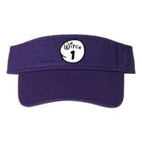 Witch 1 2 3 4 5 Custom Personalize Halloween Valucap Bio-Washed Visor