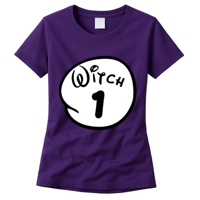 Witch 1 2 3 4 5 Custom Personalize Halloween Womens T-Shirt