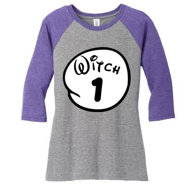 Witch 1 2 3 4 5 Custom Personalize Halloween Women's Tri-Blend 3/4-Sleeve Raglan Shirt